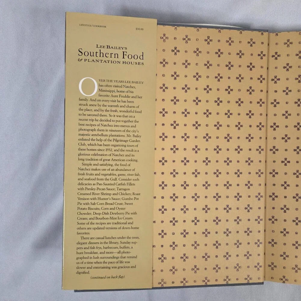 2  Lee Bailey Cookbooks- 1. Southern Food & Plantation Houses, 2. The Way I Cook